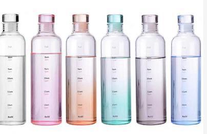 Premium Glass Water Bottle 500ml 💧 | Elegant & Eco-Friendly Hydration