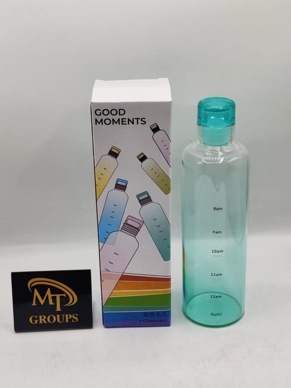 Premium Glass Water Bottle 500ml 💧 | Elegant & Eco-Friendly Hydration