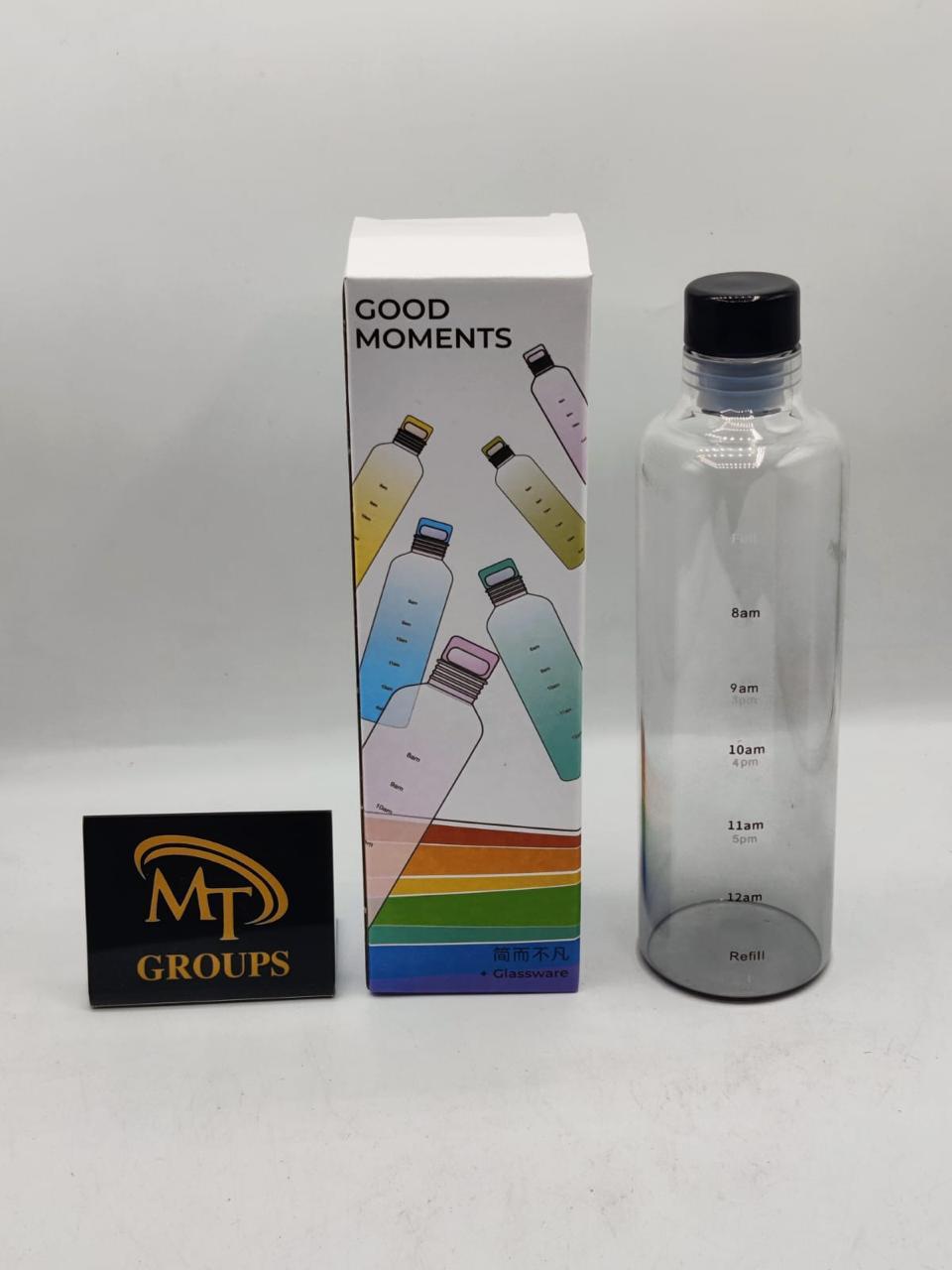 Premium Glass Water Bottle 500ml 💧 | Elegant & Eco-Friendly Hydration