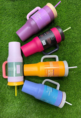 🌈 2-in-1 Gradient Straw Tumblers
