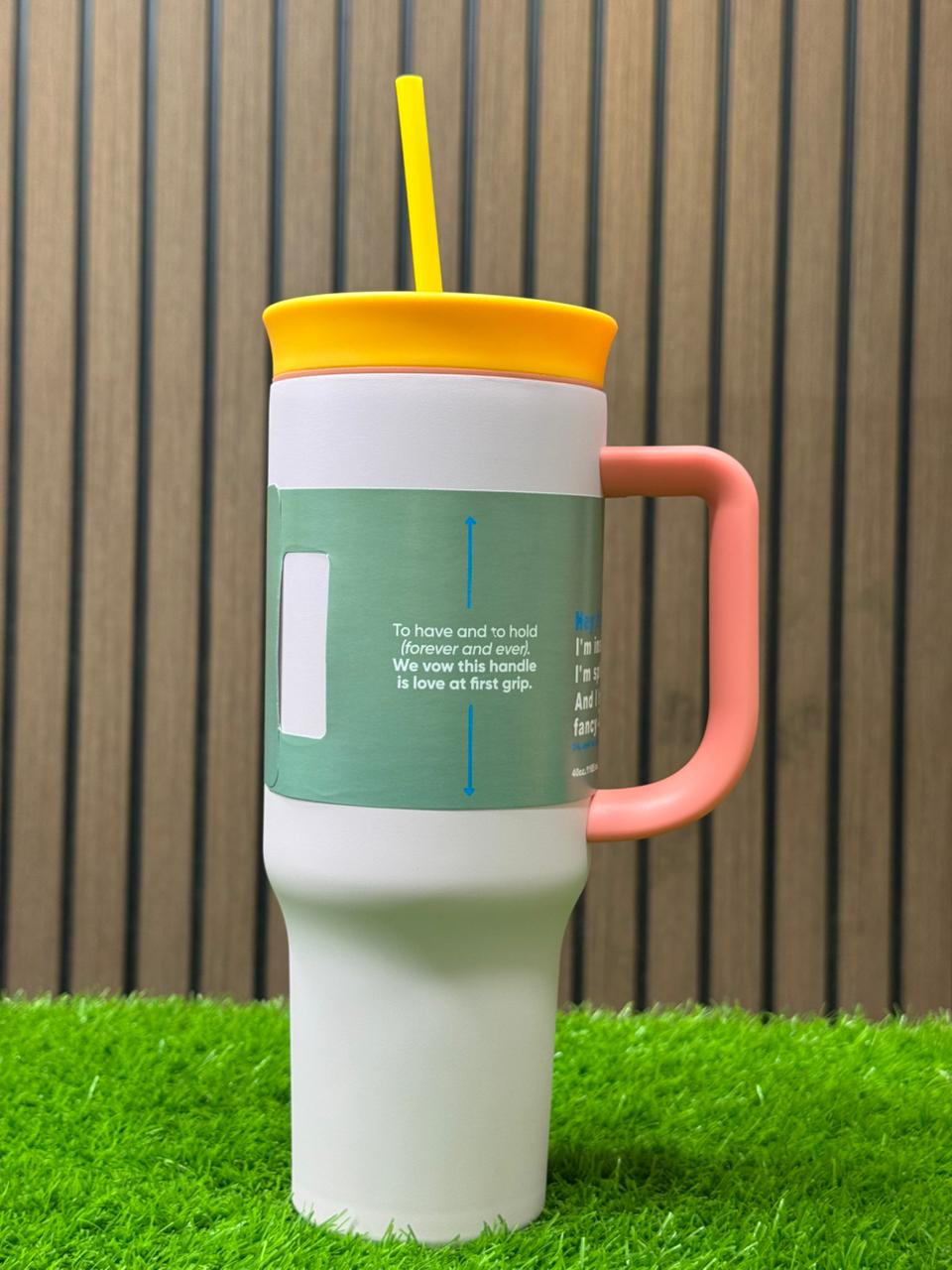 🌈 2-in-1 Gradient Straw Tumblers