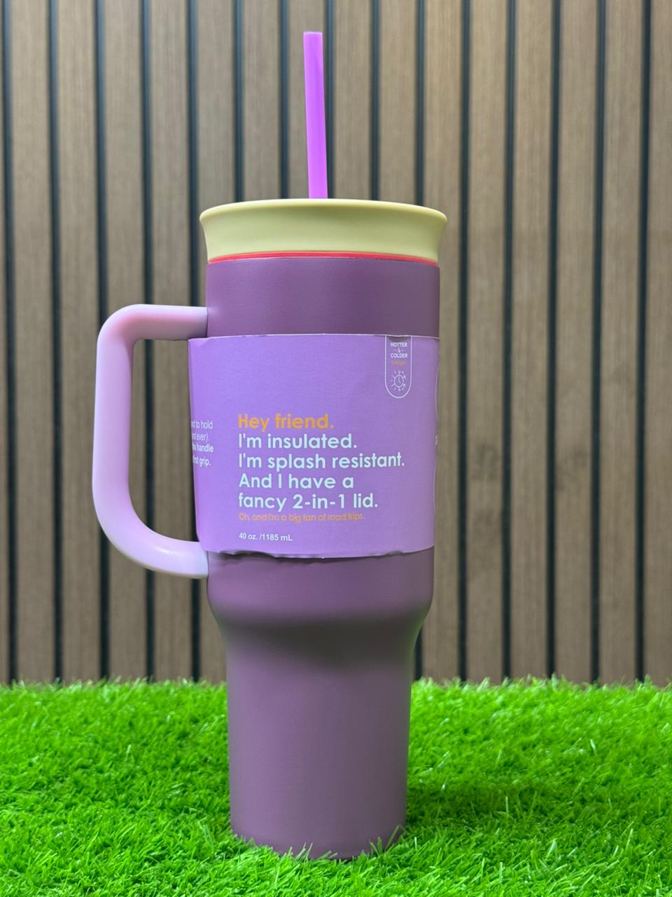 🌈 2-in-1 Gradient Straw Tumblers