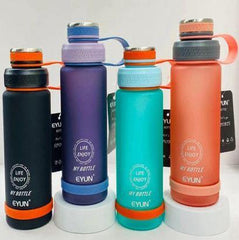 Evun Sports Plastic Water Bottle with Steel Cap 💧